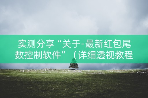 实测分享“关于-最新红包尾数控制软件”（详细透视教程）-哔哩哔哩