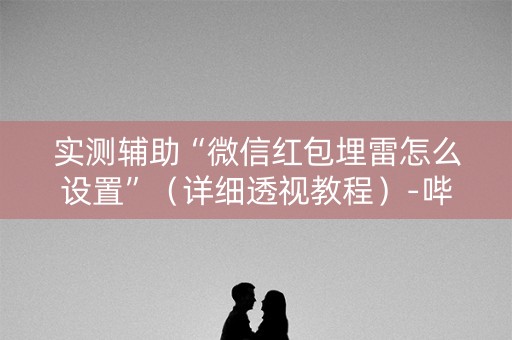实测辅助“微信红包埋雷怎么设置”（详细透视教程）-哔哩哔哩