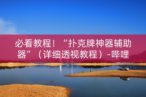 必看教程！“扑克牌神器辅助器”（详细透视教程）-哔哩哔哩