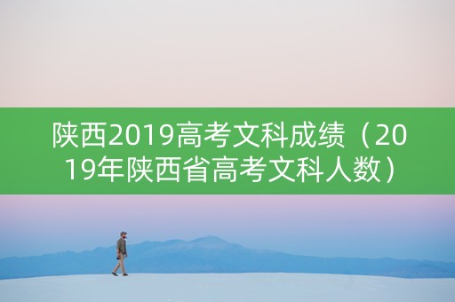 陕西2019高考文科成绩（2019年陕西省高考文科人数）