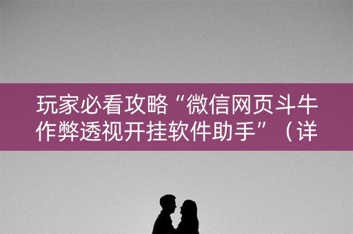 玩家必看攻略“微信网页斗牛作弊透视开挂软件助手”（详细透视教程）-哔哩哔哩