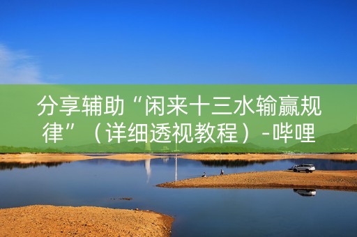 分享辅助“闲来十三水输赢规律”（详细透视教程）-哔哩哔哩