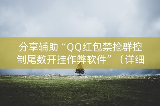 分享辅助“QQ红包禁抢群控制尾数开挂作弊软件”（详细透视教程）-哔哩哔哩