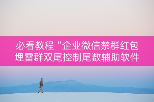 必看教程“企业微信禁群红包埋雷群双尾控制尾数辅助软件”（详细透视教程）-哔哩哔哩