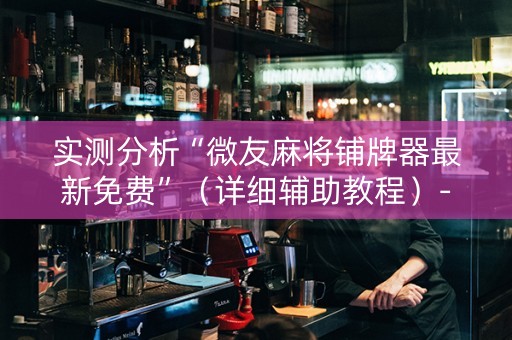 实测分析“微友麻将铺牌器最新免费”（详细辅助教程）-哔哩哔哩
