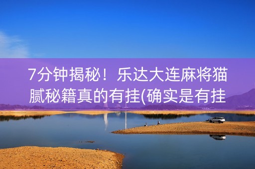 7分钟揭秘！乐达大连麻将猫腻秘籍真的有挂(确实是有挂的)