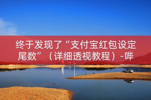 终于发现了“支付宝红包设定尾数”（详细透视教程）-哔哩哔哩