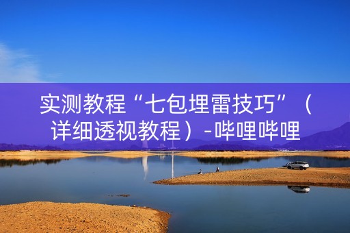 实测教程“七包埋雷技巧”（详细透视教程）-哔哩哔哩