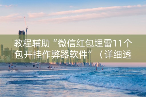 教程辅助“微信红包埋雷11个包开挂作弊器软件”（详细透视教程）-哔哩哔哩