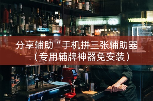 分享辅助“手机拼三张辅助器（专用辅牌神器免安装）