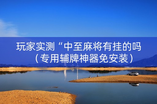 玩家实测“中至麻将有挂的吗（专用辅牌神器免安装）