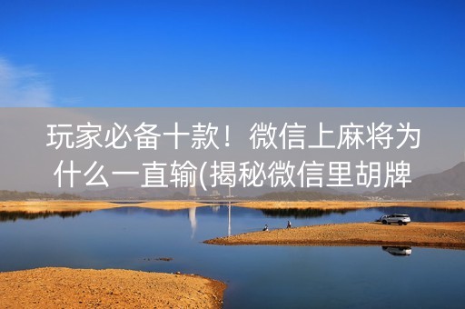 玩家必备十款！微信上麻将为什么一直输(揭秘微信里胡牌神器)