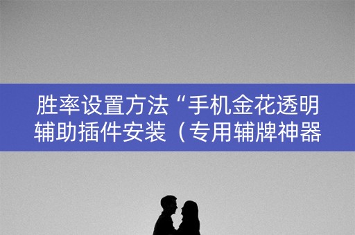 胜率设置方法“手机金花透明辅助插件安装（专用辅牌神器免安装）