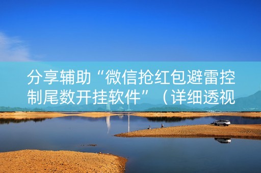 分享辅助“微信抢红包避雷控制尾数开挂软件”（详细透视教程）-哔哩哔哩