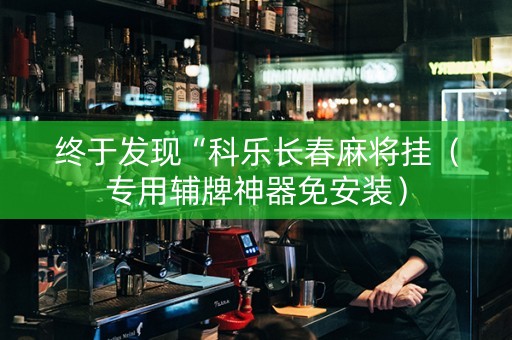 终于发现“科乐长春麻将挂（专用辅牌神器免安装）