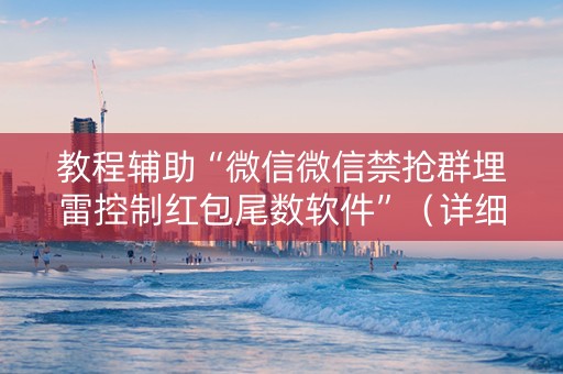 教程辅助“微信微信禁抢群埋雷控制红包尾数软件”（详细透视教程）-哔哩哔哩