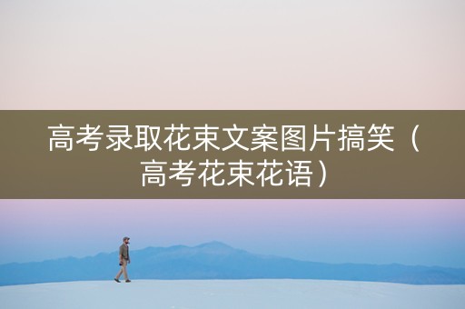 高考录取花束文案图片搞笑（高考花束花语）