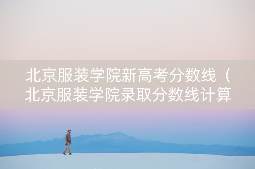 北京服装学院新高考分数线（北京服装学院录取分数线计算）