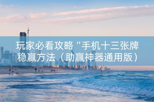 玩家必看攻略“手机十三张牌稳赢方法（助赢神器通用版）