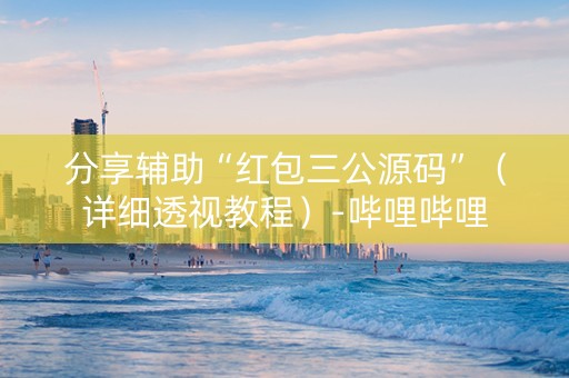 分享辅助“红包三公源码”（详细透视教程）-哔哩哔哩