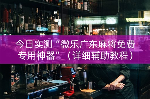 今日实测“微乐广东麻将免费专用神器”（详细辅助教程）-哔哩哔哩