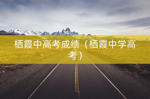 栖霞中高考成绩（栖霞中学高考）