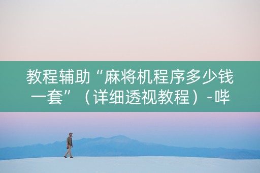 教程辅助“麻将机程序多少钱一套”（详细透视教程）-哔哩哔哩