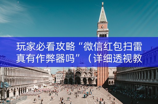 玩家必看攻略“微信红包扫雷真有作弊器吗”（详细透视教程）-哔哩哔哩