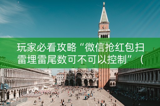 玩家必看攻略“微信抢红包扫雷埋雷尾数可不可以控制”（详细透视教程）-哔哩哔哩