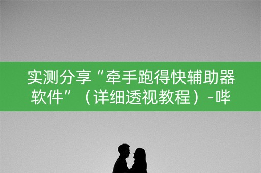 实测分享“牵手跑得快辅助器软件”（详细透视教程）-哔哩哔哩