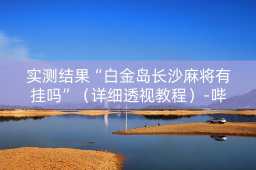 实测结果“白金岛长沙麻将有挂吗”（详细透视教程）-哔哩哔哩