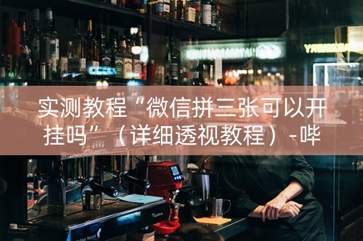 实测教程“微信拼三张可以开挂吗”（详细透视教程）-哔哩哔哩