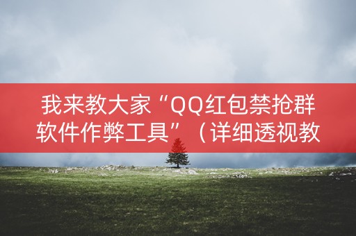 我来教大家“QQ红包禁抢群软件作弊工具”（详细透视教程）-哔哩哔哩