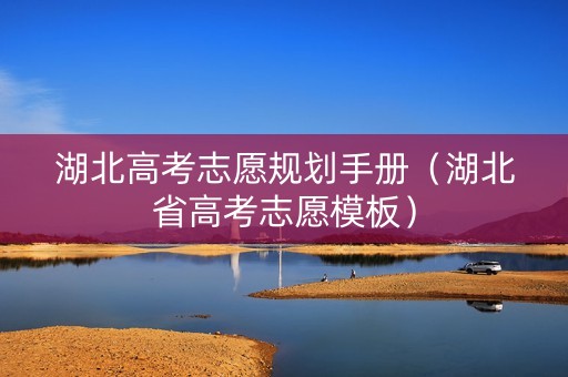 湖北高考志愿规划手册（湖北省高考志愿模板）