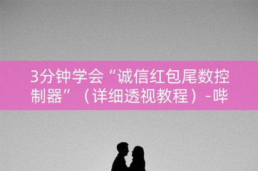 3分钟学会“诚信红包尾数控制器”（详细透视教程）-哔哩哔哩