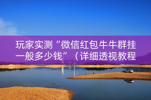 玩家实测“微信红包牛牛群挂一般多少钱”（详细透视教程）-哔哩哔哩