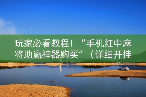 玩家必看教程！“手机红中麻将助赢神器购买”（详细开挂教程）-哔哩哔哩