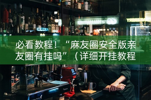 必看教程！“麻友圈安全版亲友圈有挂吗”（详细开挂教程）-哔哩哔哩