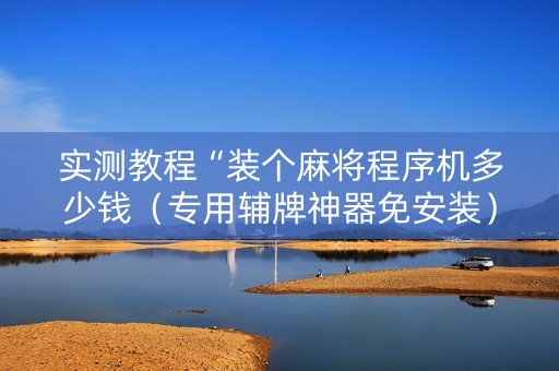 实测教程“装个麻将程序机多少钱（专用辅牌神器免安装）
