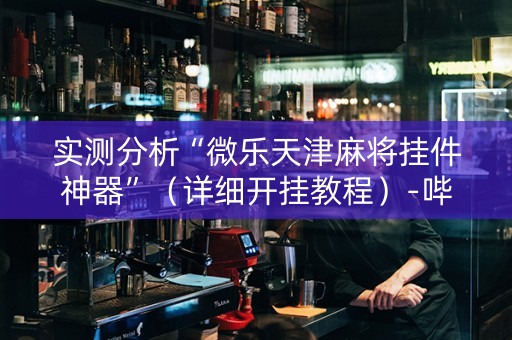 实测分析“微乐天津麻将挂件神器”（详细开挂教程）-哔哩哔哩