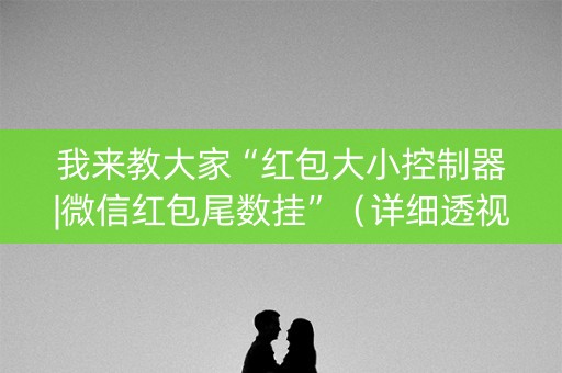 我来教大家“红包大小控制器|微信红包尾数挂”（详细透视教程）-哔哩哔哩