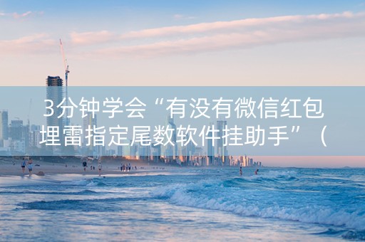 3分钟学会“有没有微信红包埋雷指定尾数软件挂助手”（详细透视教程）-哔哩哔哩