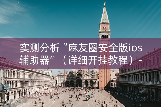 实测分析“麻友圈安全版ios辅助器”（详细开挂教程）-哔哩哔哩