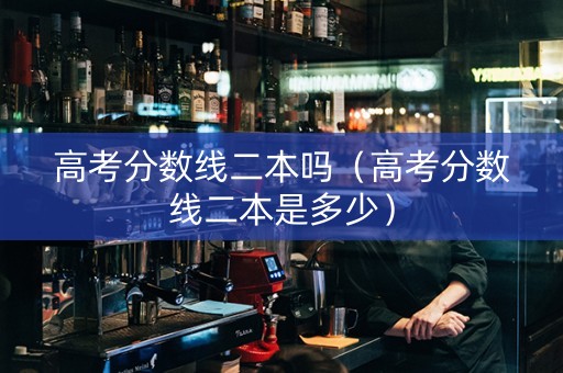 高考分数线二本吗（高考分数线二本是多少）