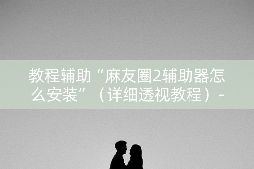 教程辅助“麻友圈2辅助器怎么安装”（详细透视教程）-哔哩哔哩