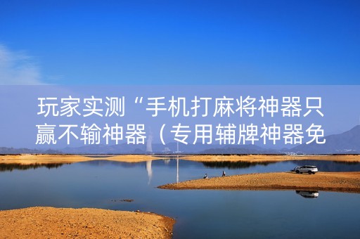玩家实测“手机打麻将神器只赢不输神器（专用辅牌神器免安装）