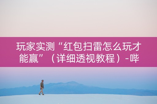 玩家实测“红包扫雷怎么玩才能赢”（详细透视教程）-哔哩哔哩