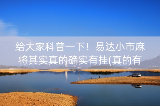 给大家科普一下！易达小市麻将其实真的确实有挂(真的有挂)