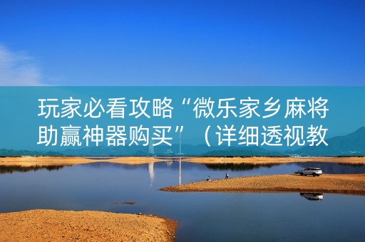 玩家必看攻略“微乐家乡麻将助赢神器购买”（详细透视教程）-哔哩哔哩
