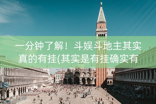一分钟了解！斗娱斗地主其实真的有挂(其实是有挂确实有挂)